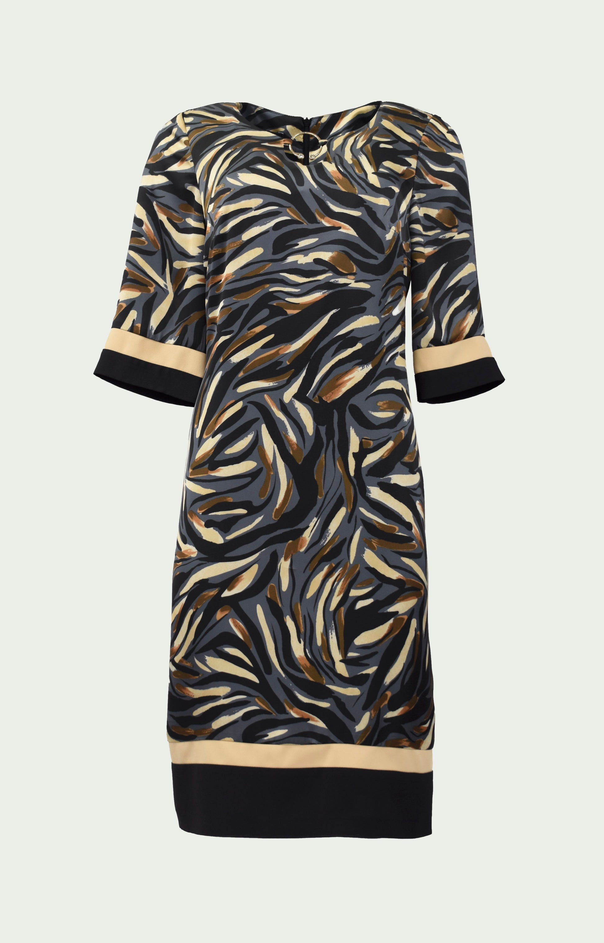 Φόρεμα σατέν εμπριμέ