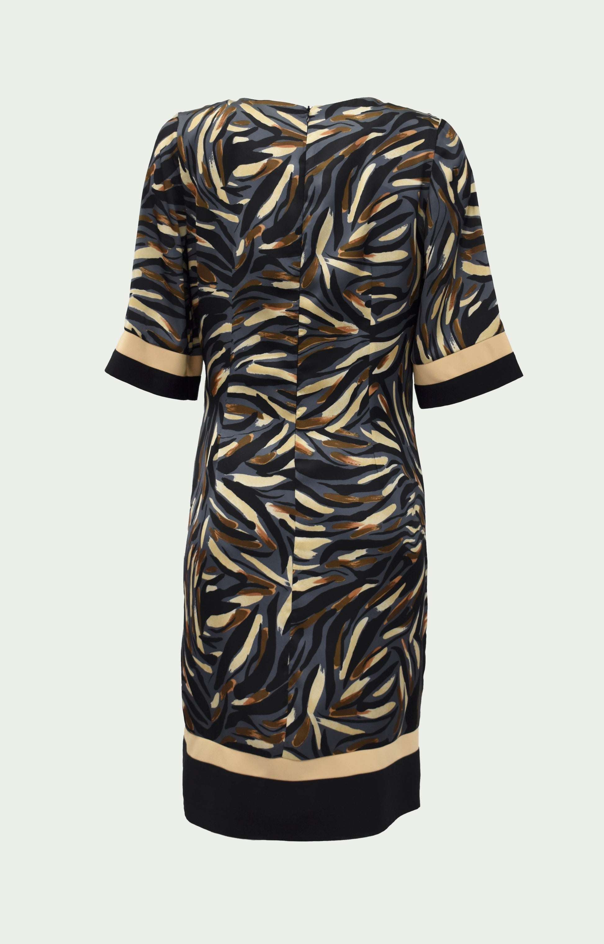 Φόρεμα σατέν εμπριμέ