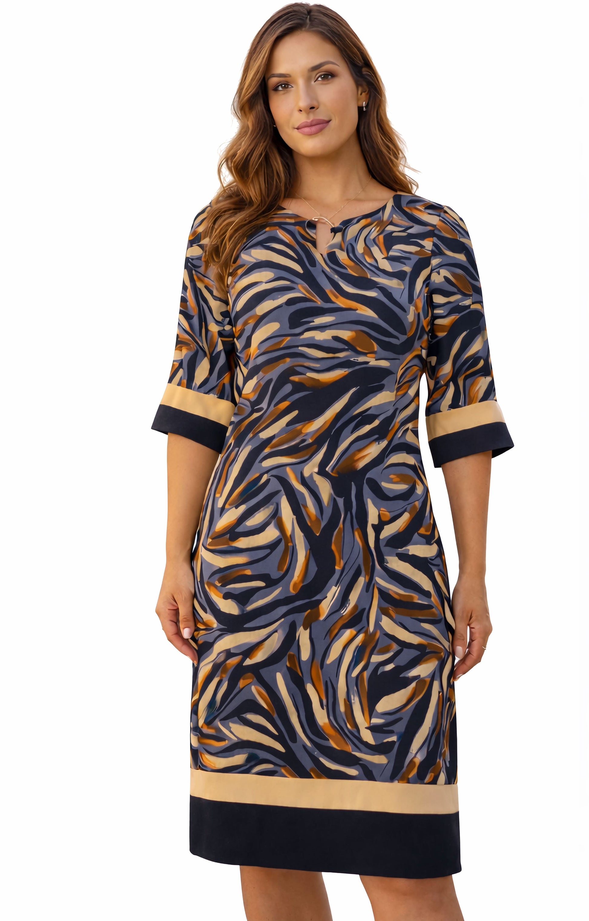 Φόρεμα σατέν εμπριμέ