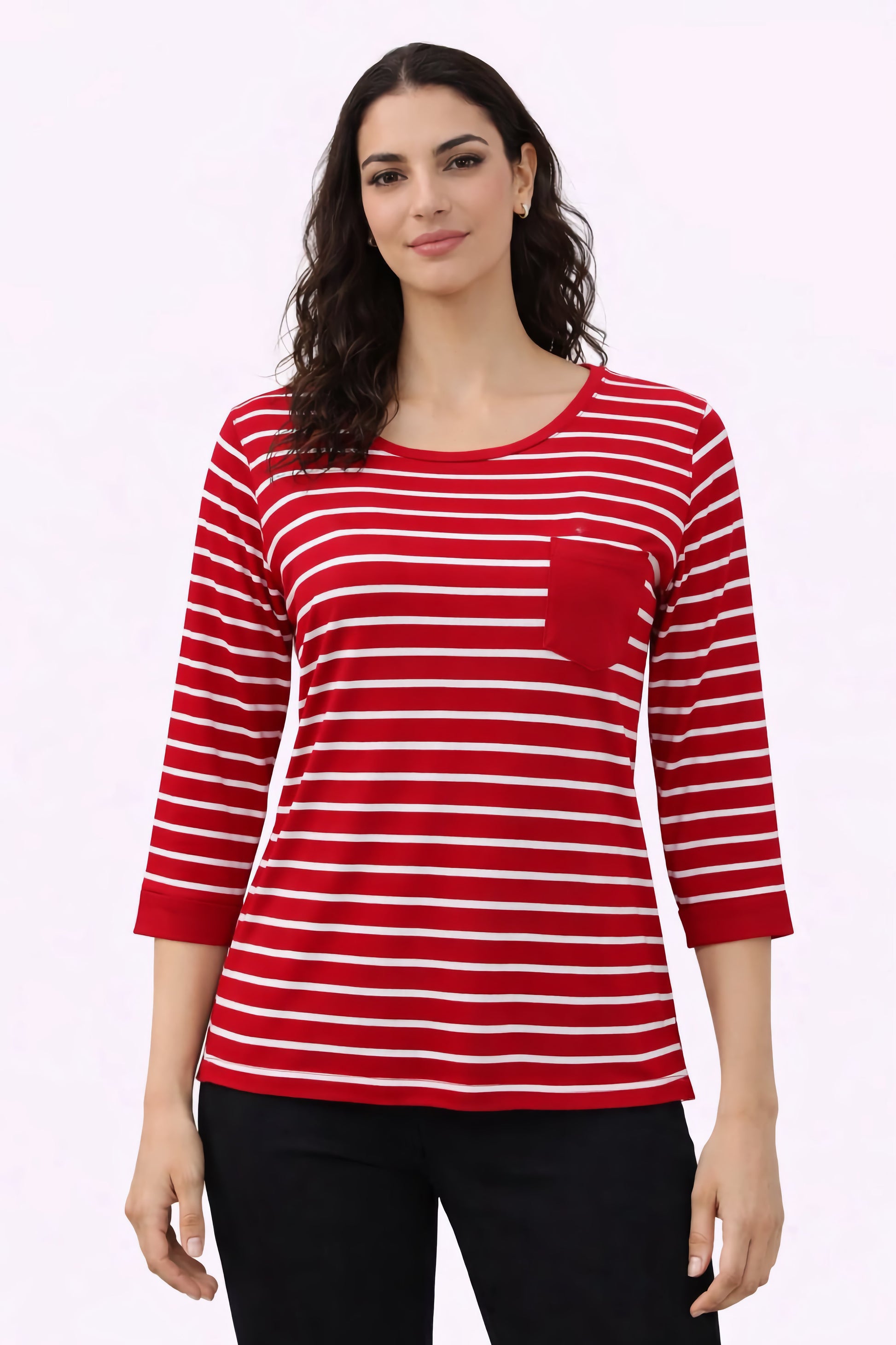 Μπλούζα μαρινιέρα κόκκινο άσπρο