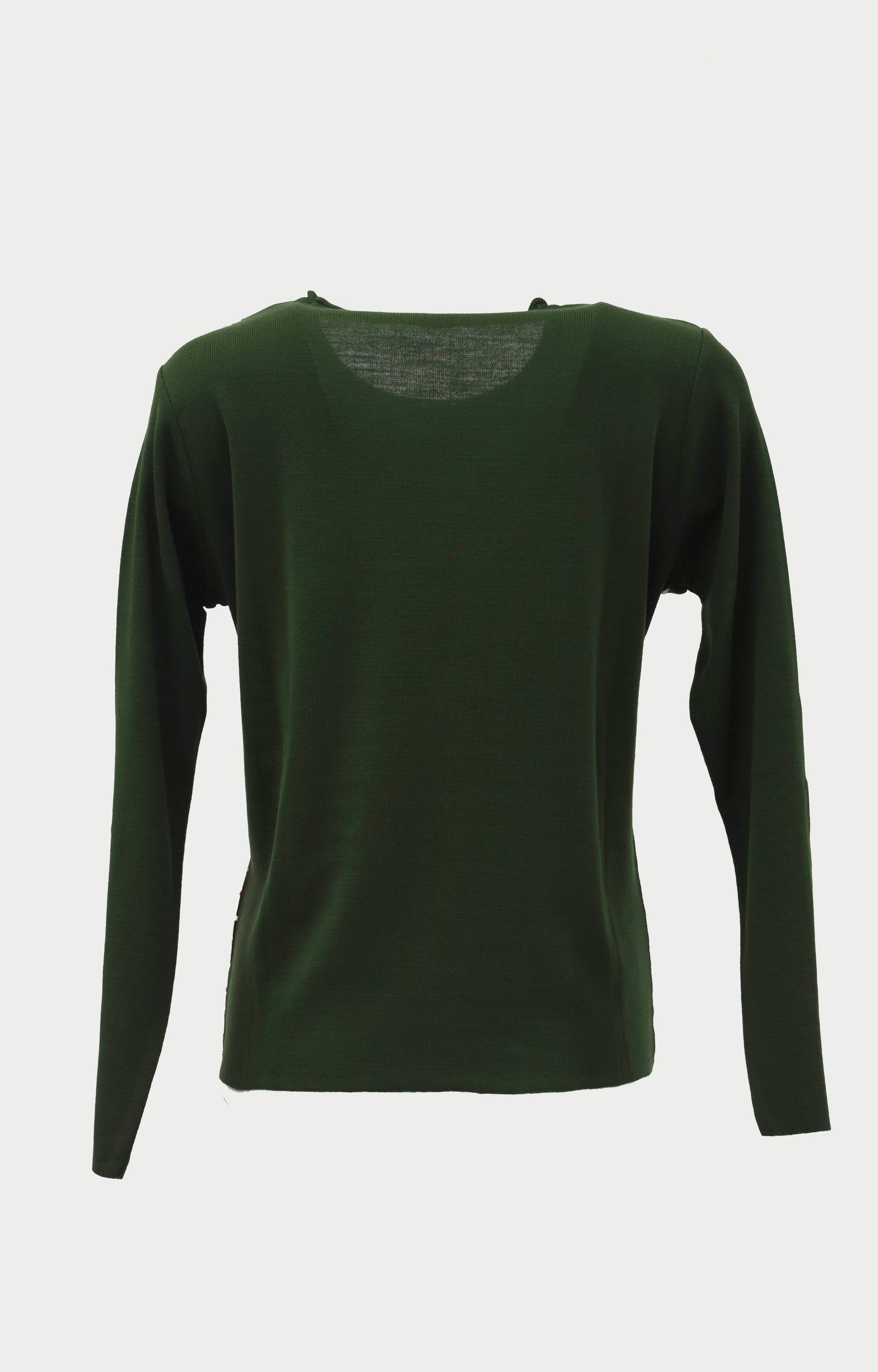 Μπλούζα πλεκτή λαδί με ρίγες