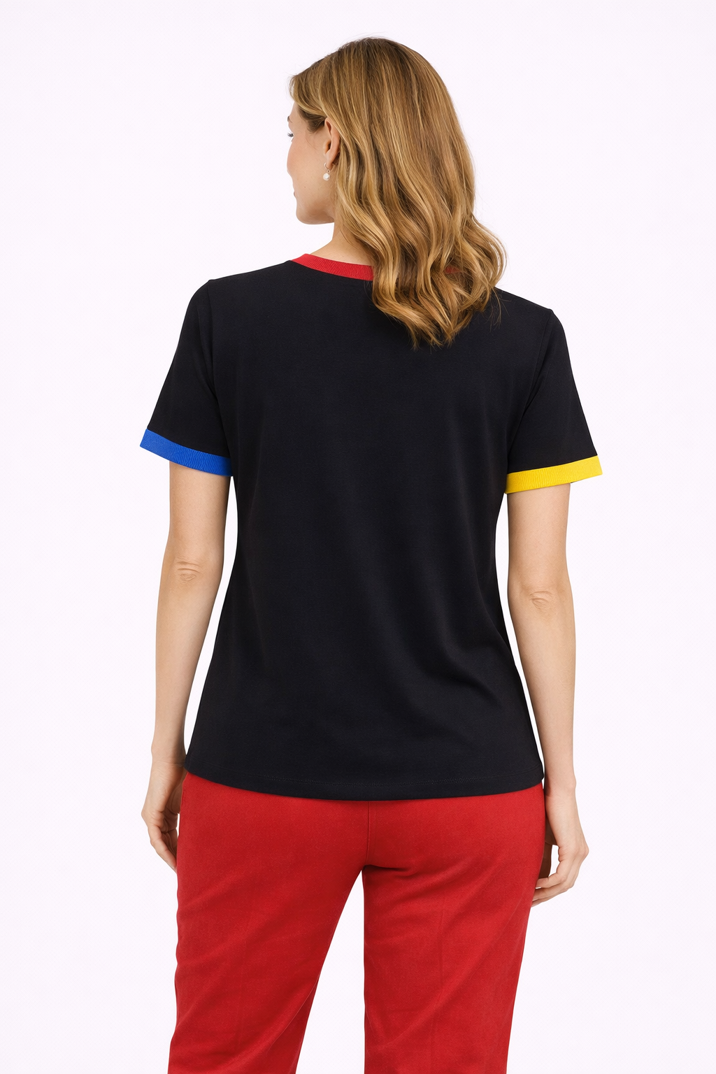 Μπλούζα βισκόζ με τσέπη