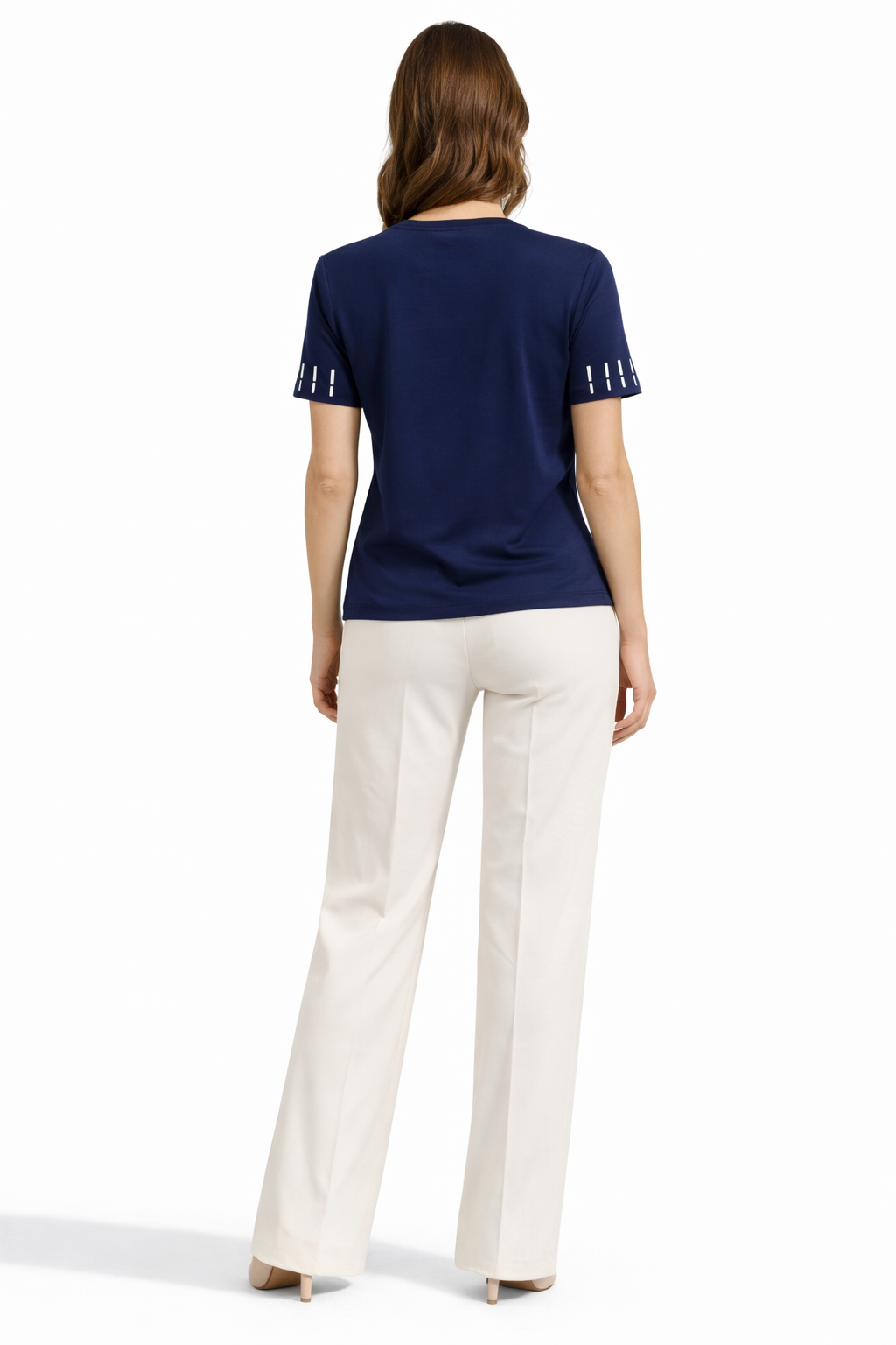 Μπλούζα βισκόζ μπλε