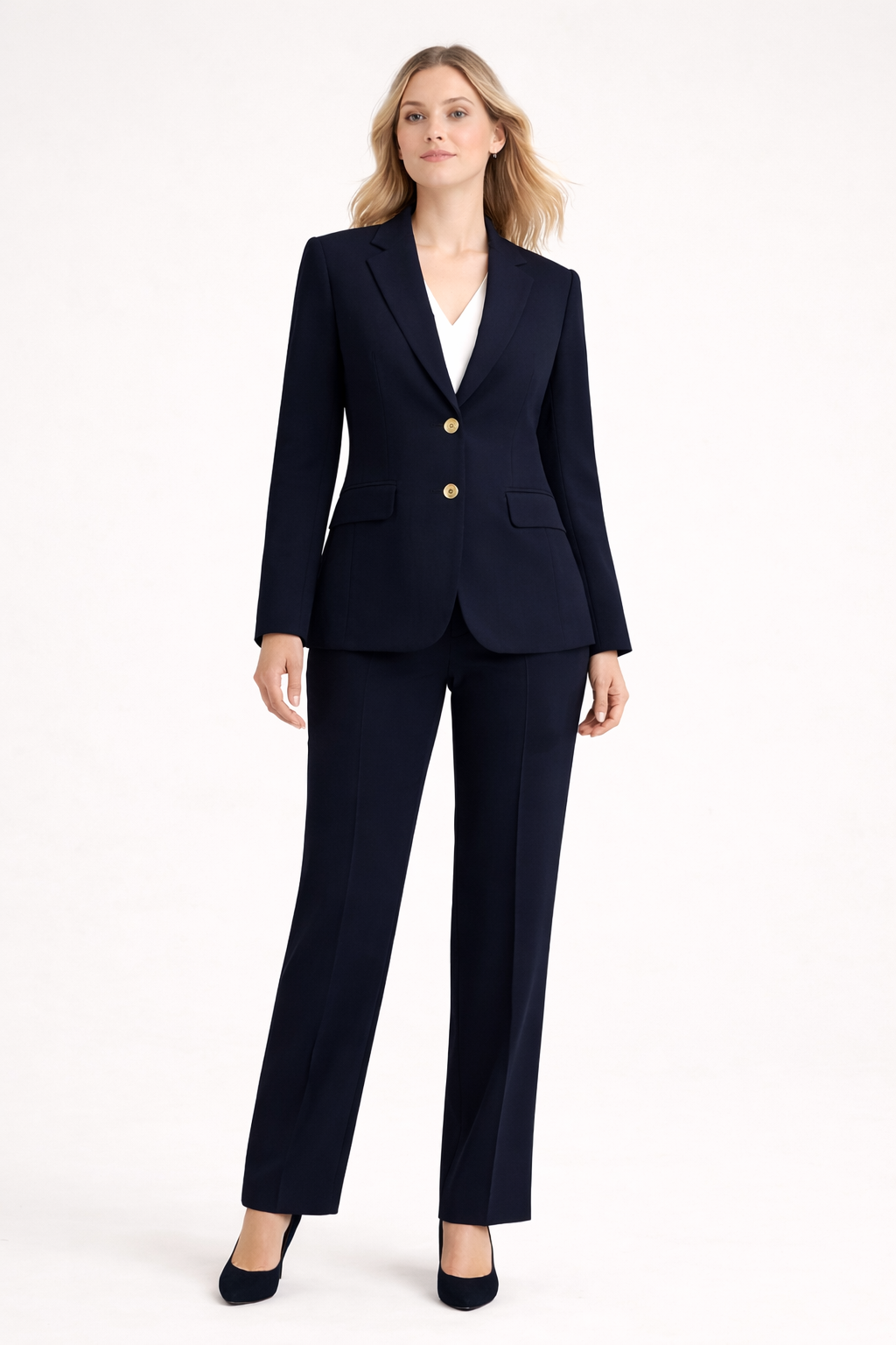 Κουστούμι κρεπ μπλε