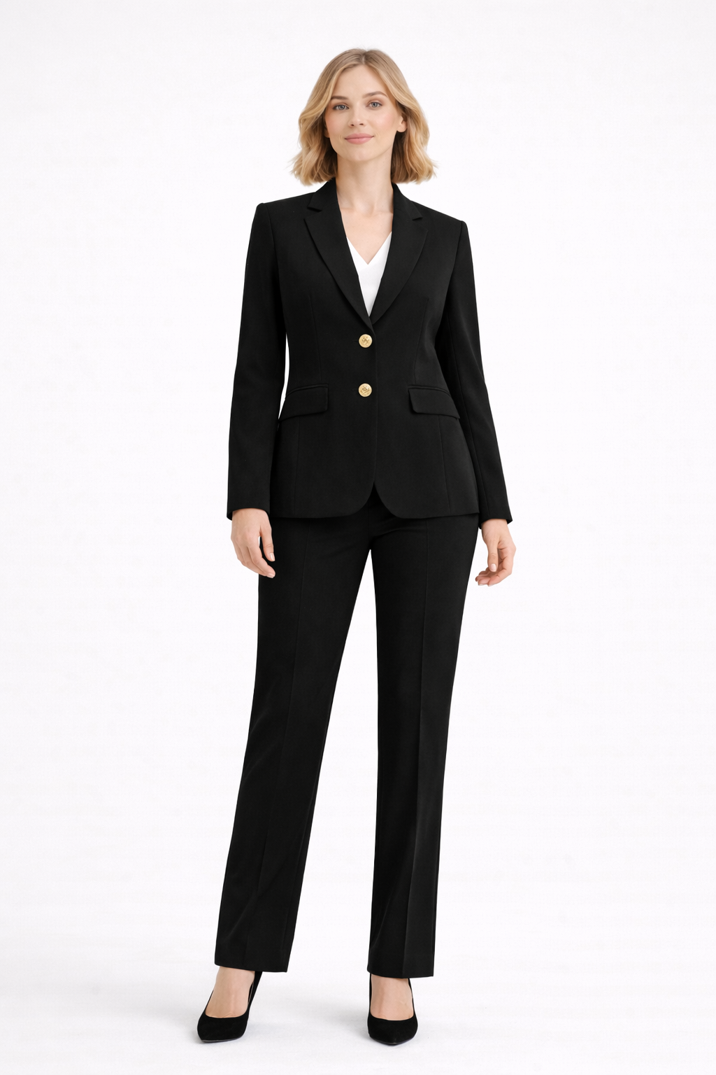 Κουστούμι κρεπ μαύρο