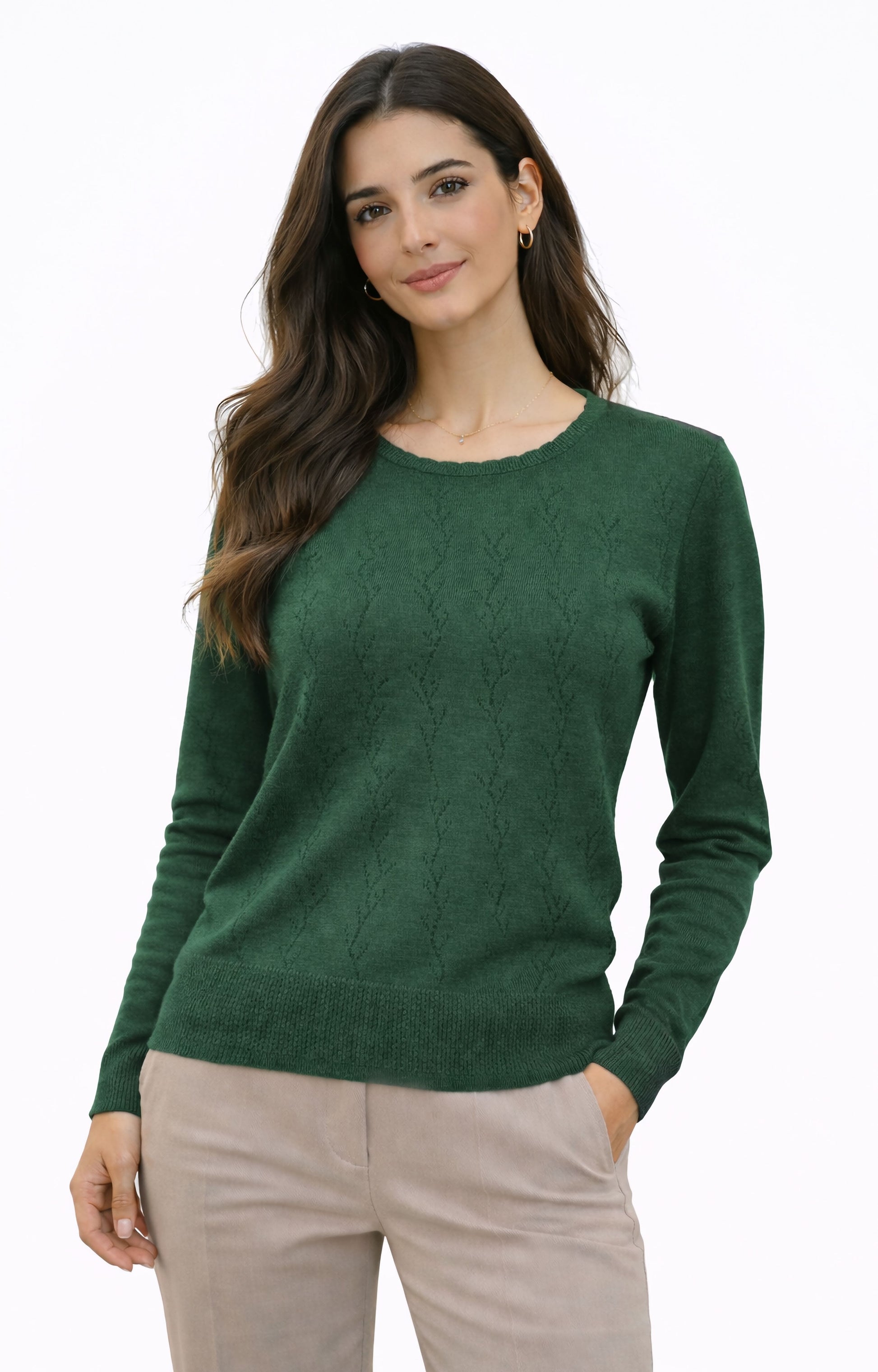 Μπλούζα πλεκτή πράσινη