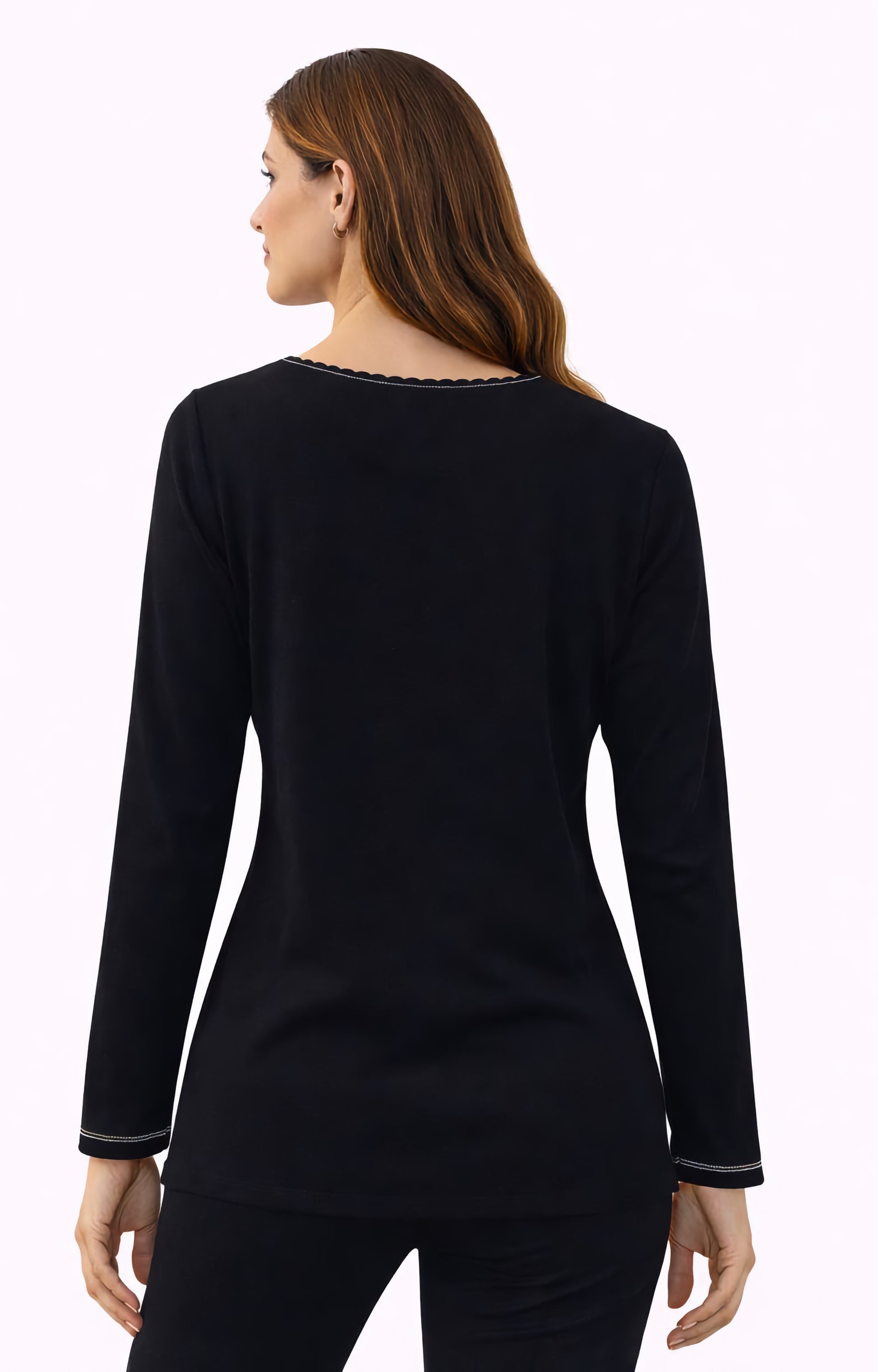 Μπλούζα πλεκτή μαύρη με χρυσά κυκλάκια