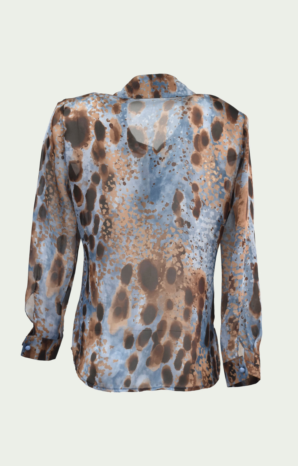 Πουκάμισο σατέν εμπριμέ