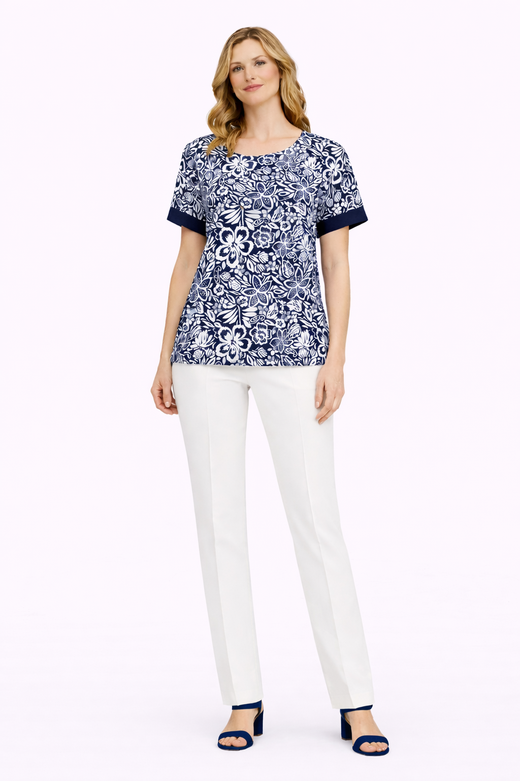 Μπλούζα βισκόζ εμπριμέ