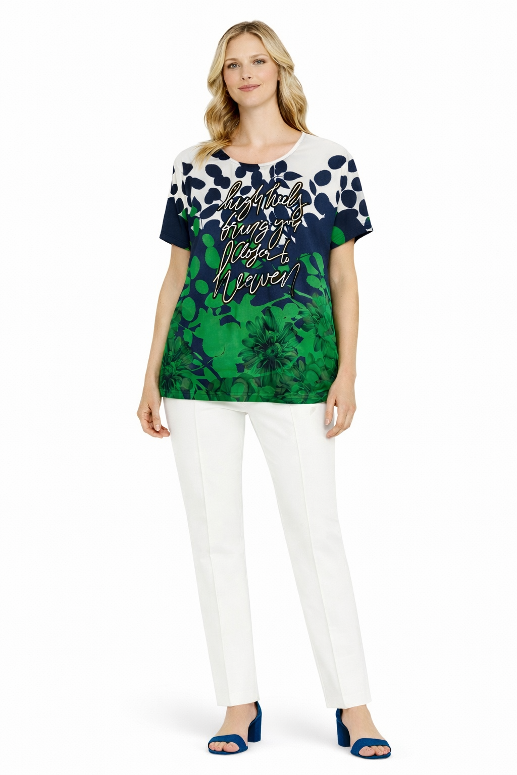 Μπλούζα βισκόζ εμπριμέ