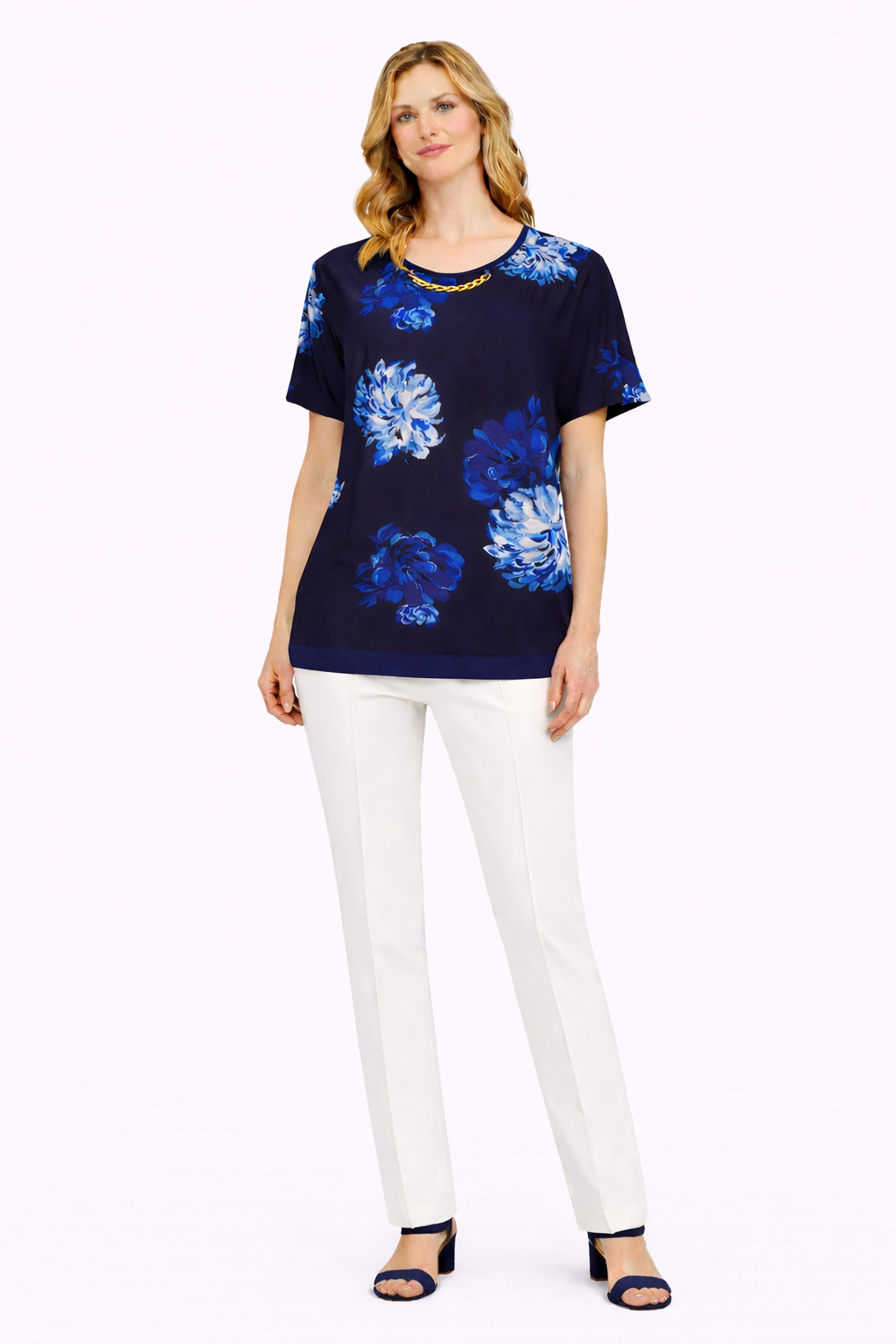 Μπλούζα βισκόζ εμπριμέ