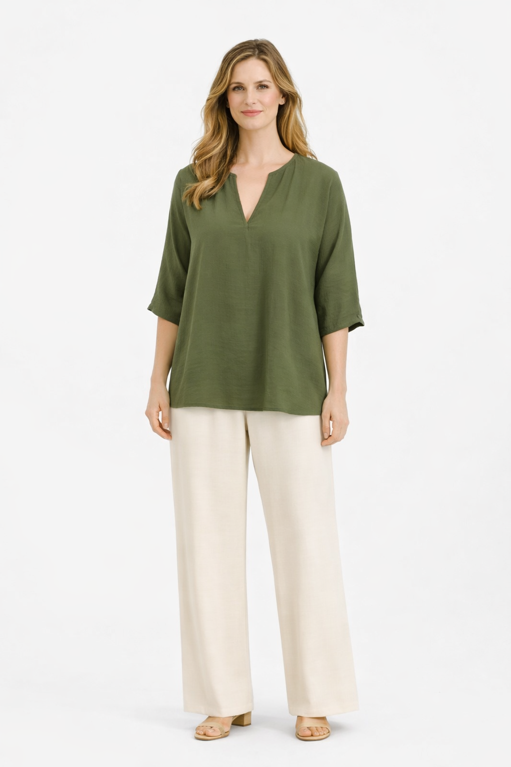 Πουκαμίσα χακί