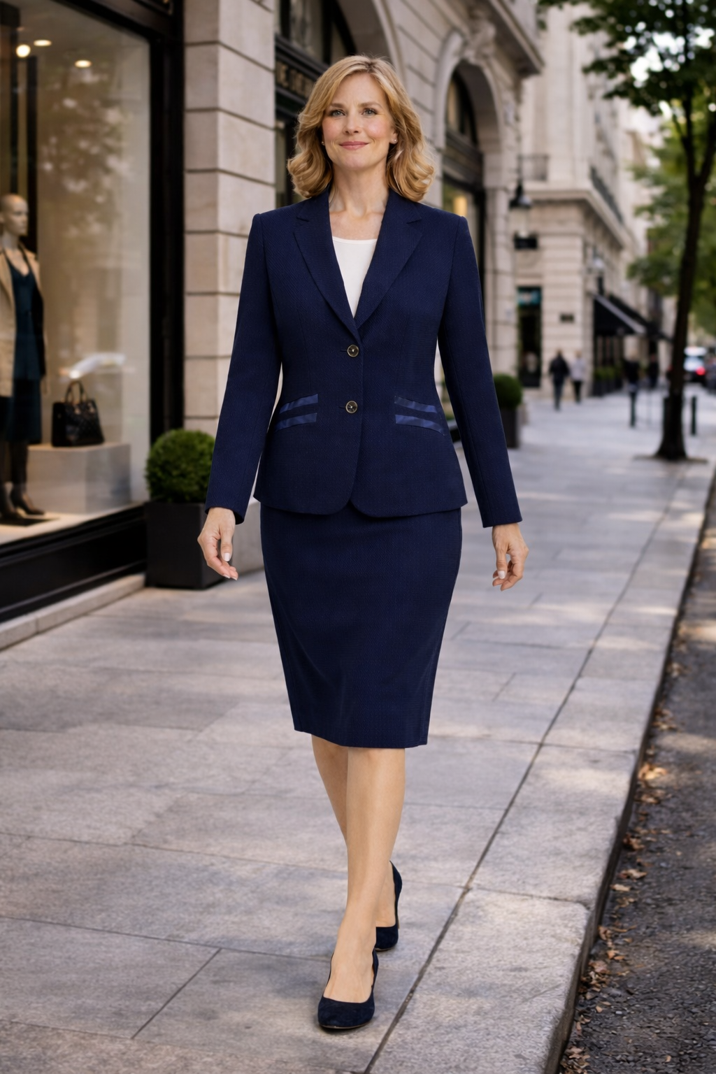 Ταγιέρ κρεπ μπλε