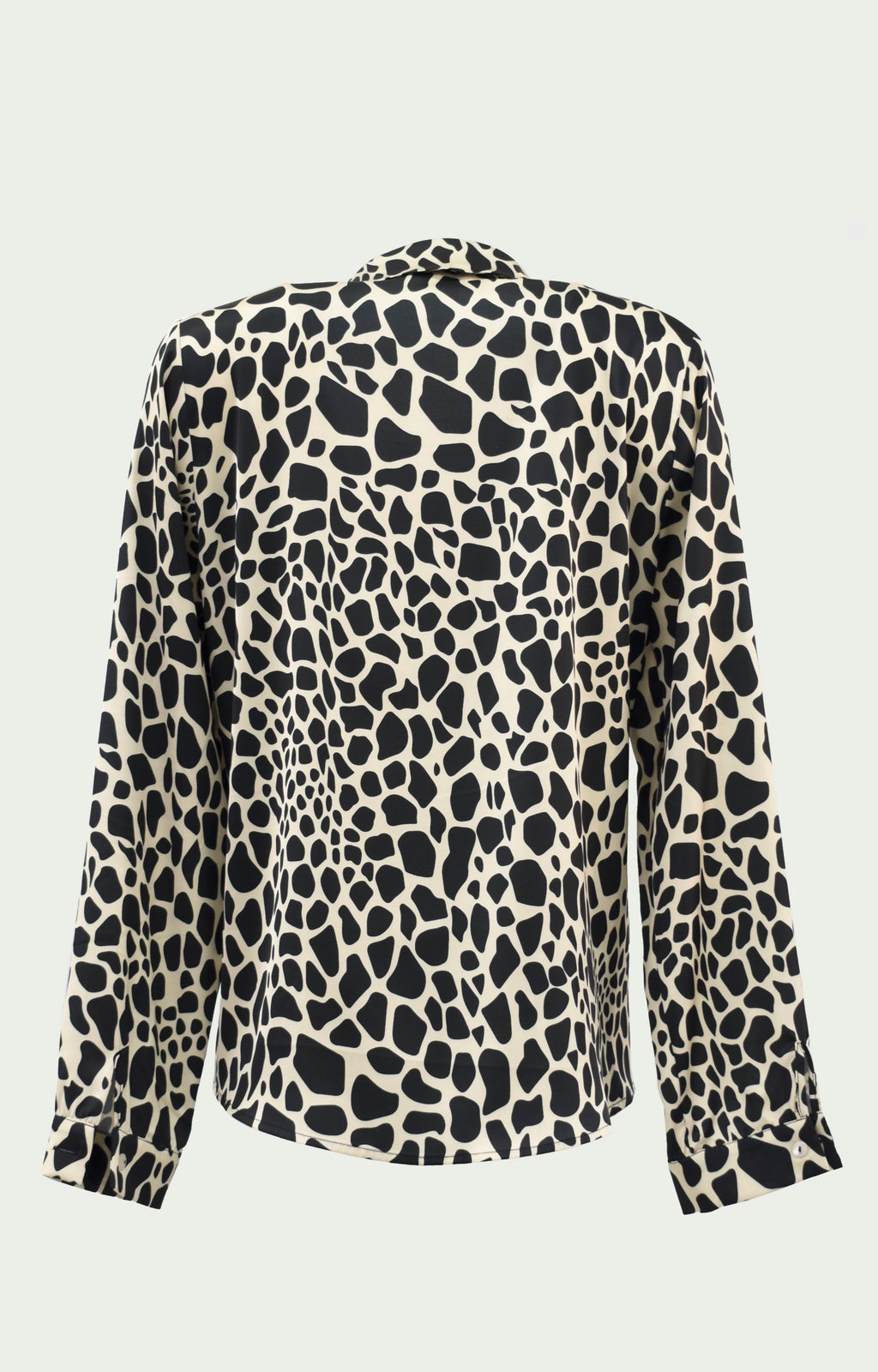 Πουκάμισο σατέν μαυρόασπρο