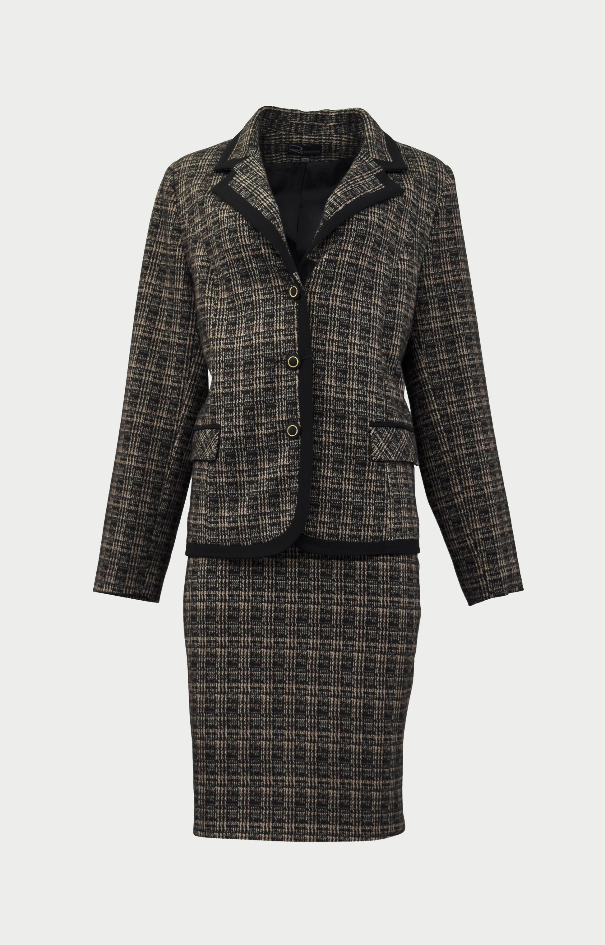 Ταγιέρ καρό καφέ μαύρο