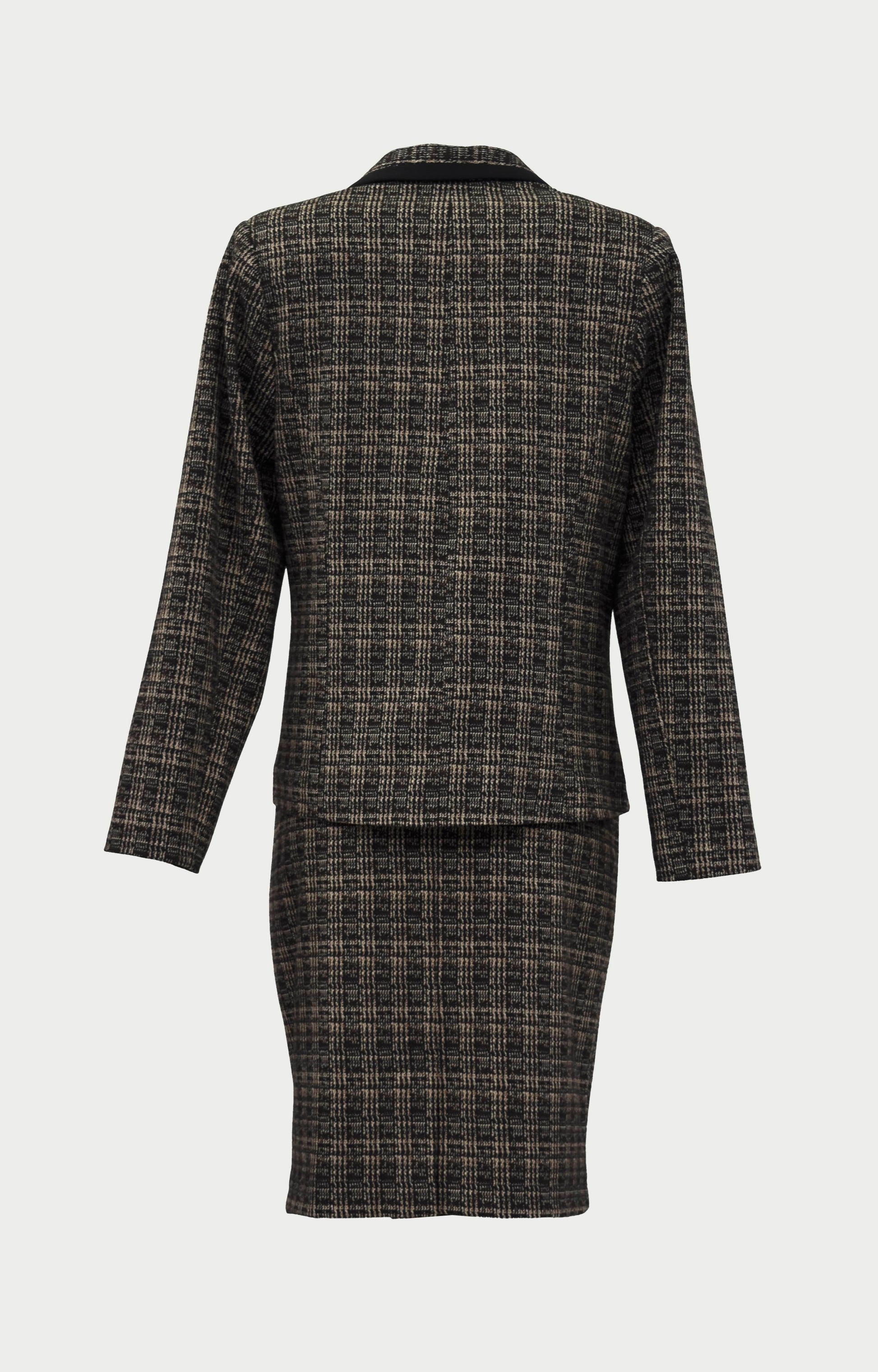 Ταγιέρ καρό καφέ μαύρο