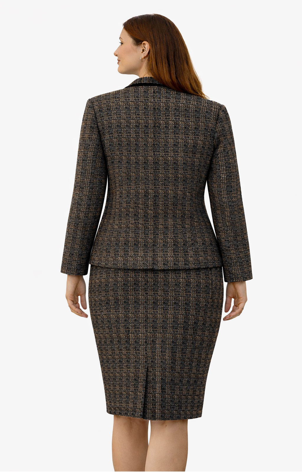 Ταγιέρ καρό καφέ μαύρο