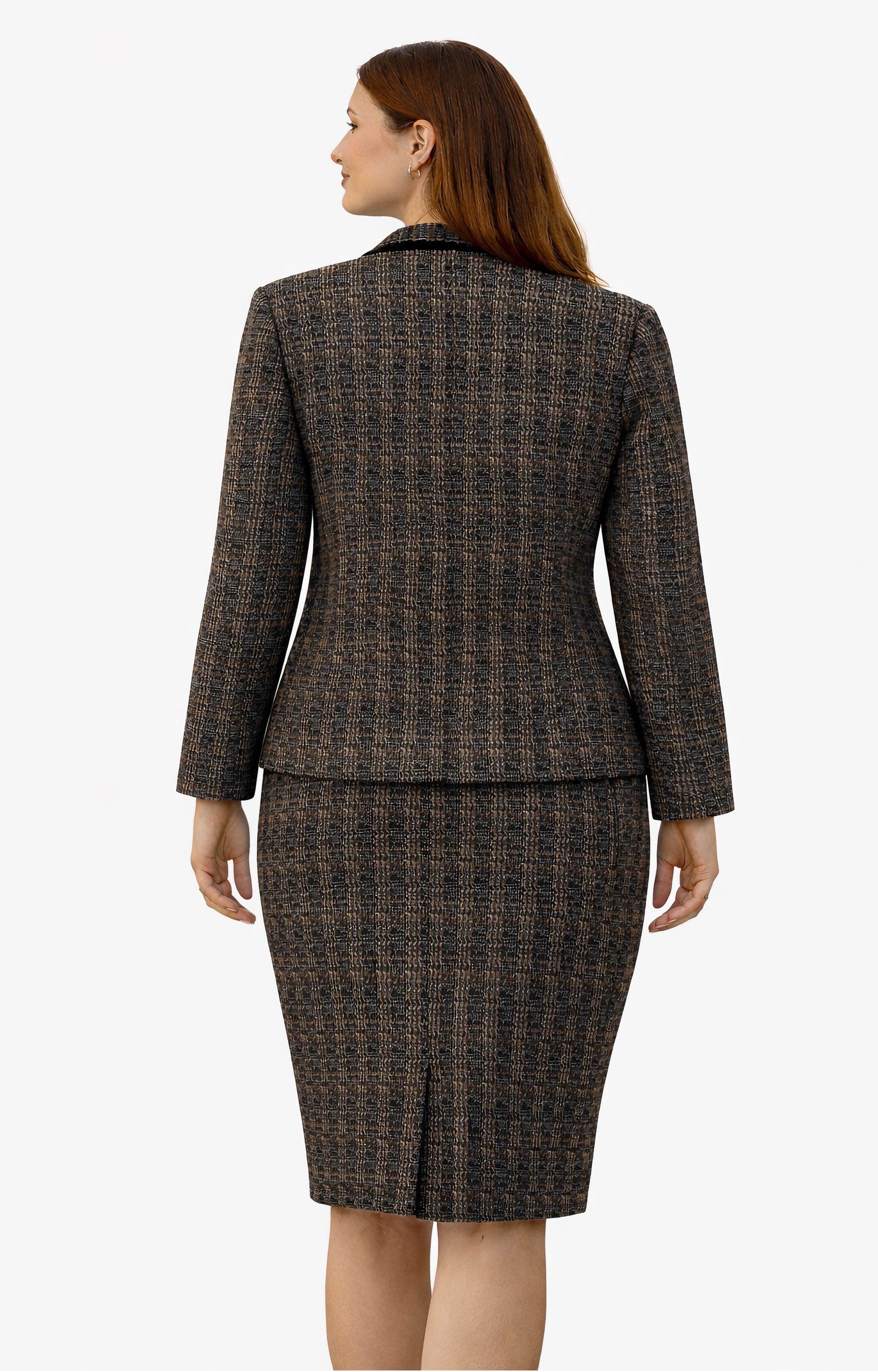 Ταγιέρ καρό καφέ μαύρο