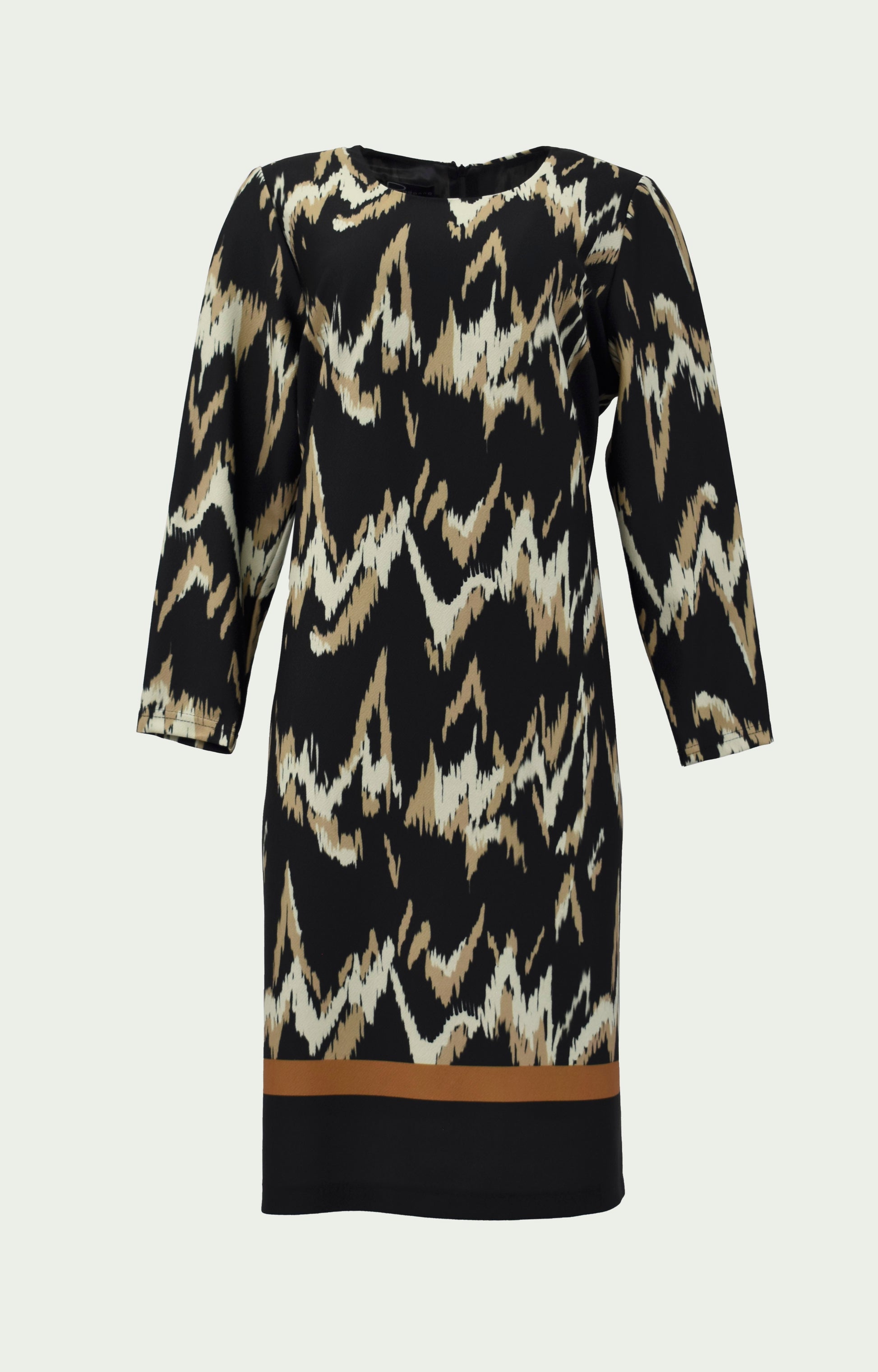 Φόρεμα εμπριμέ μακρυμάνικο