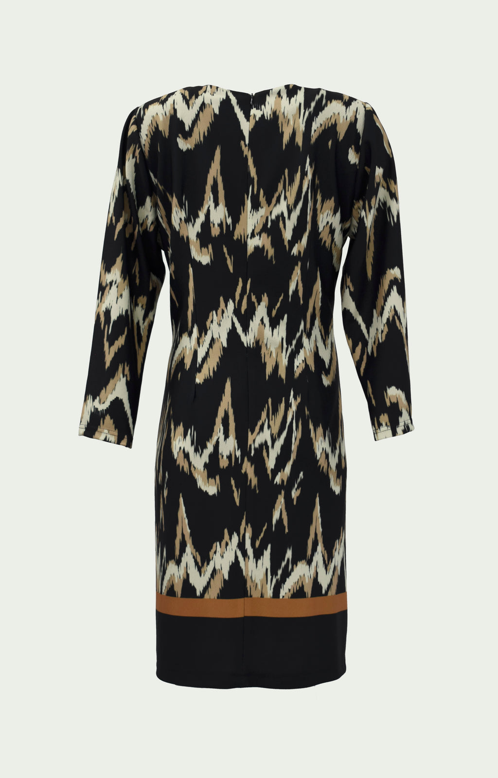 Φόρεμα εμπριμέ μακρυμάνικο