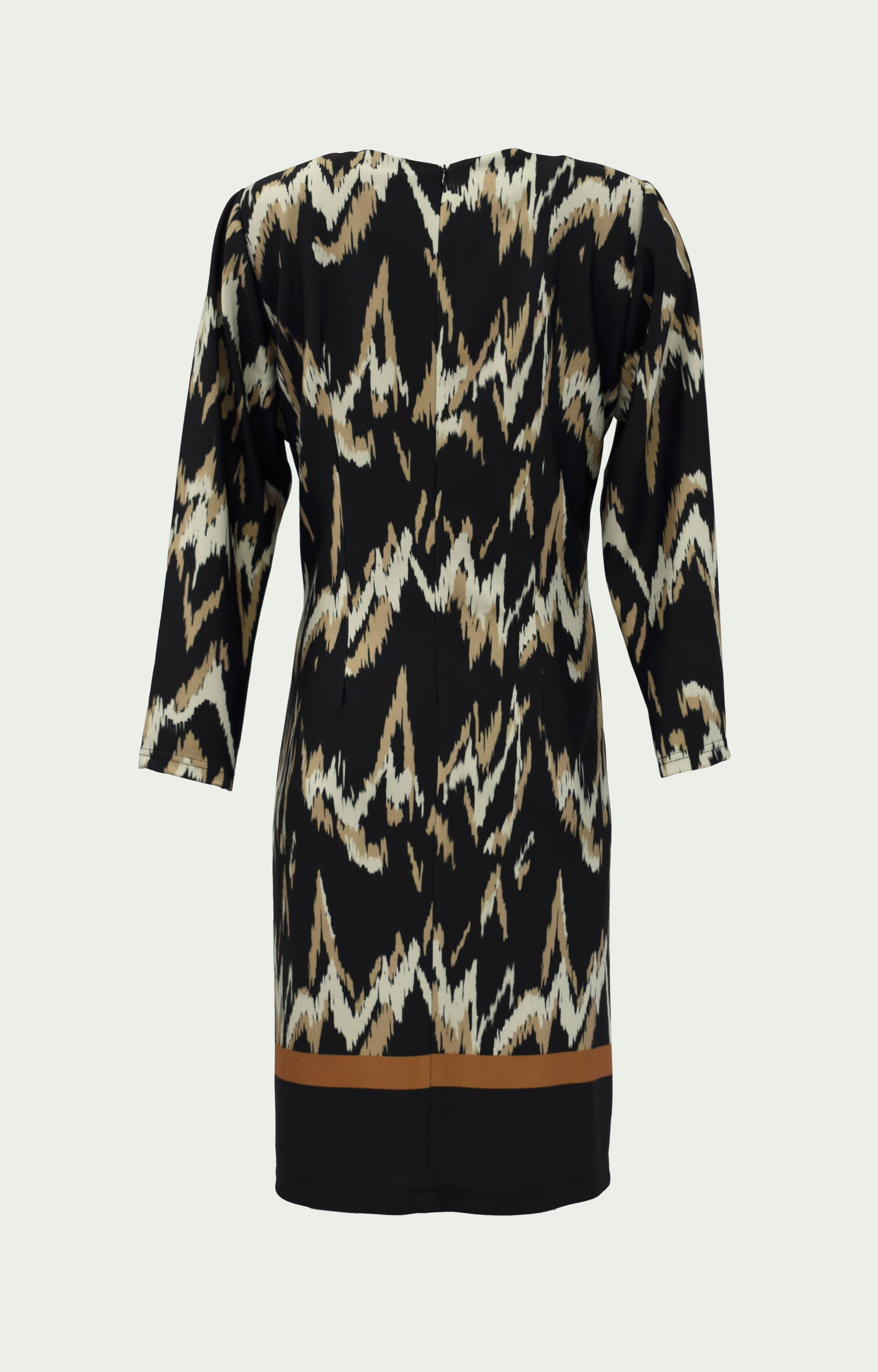 Φόρεμα εμπριμέ μακρυμάνικο