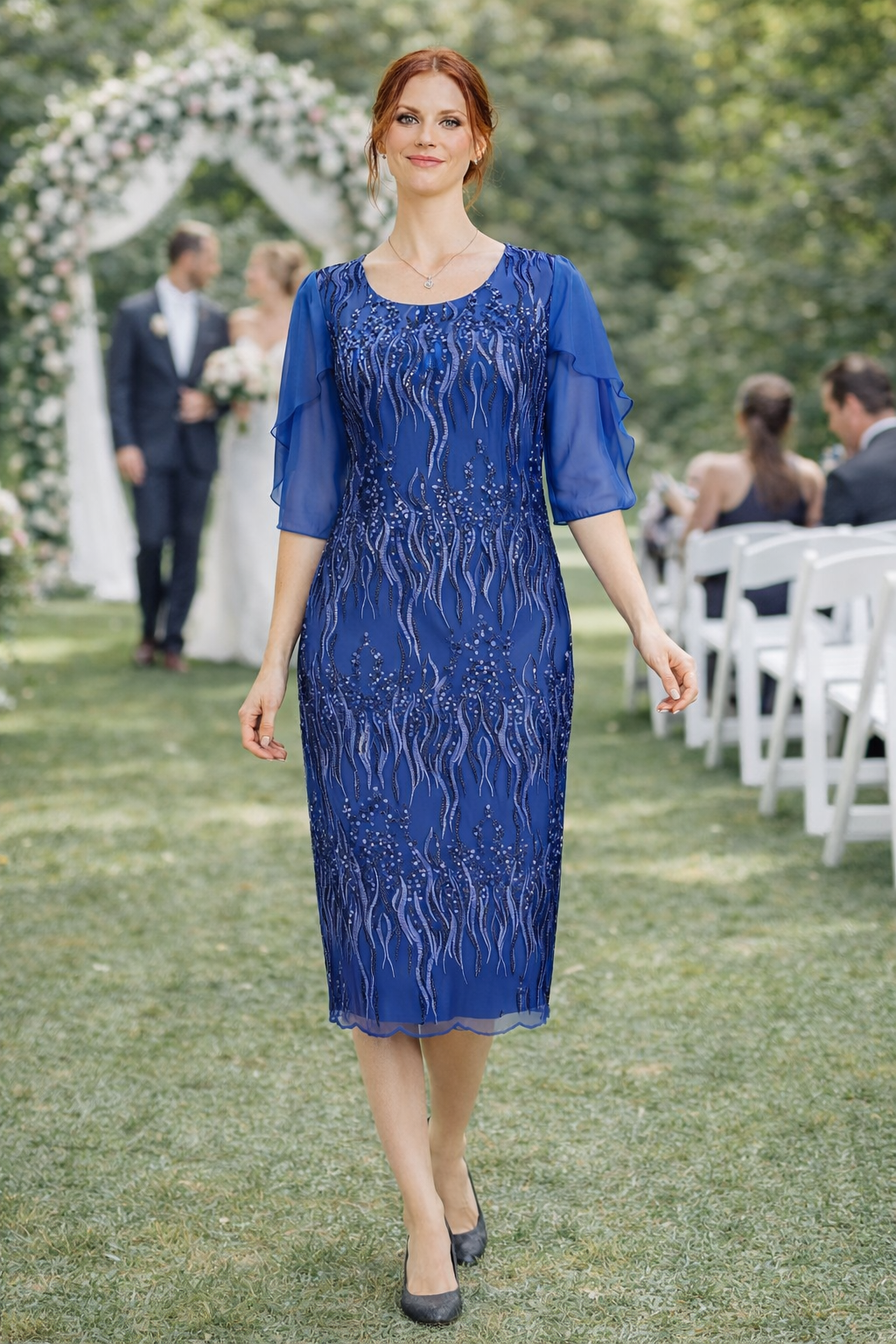 Φόρεμα δαντέλα ραφ