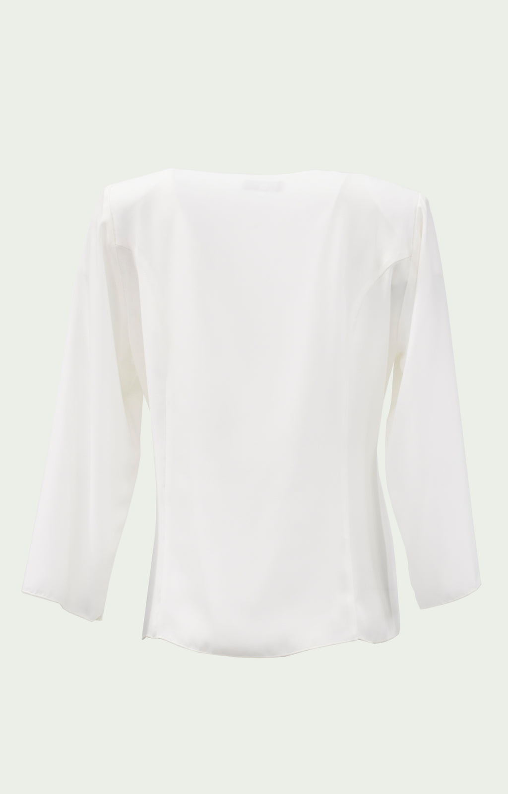 Μπλούζα ζορζέτα σιφόν εκρού
