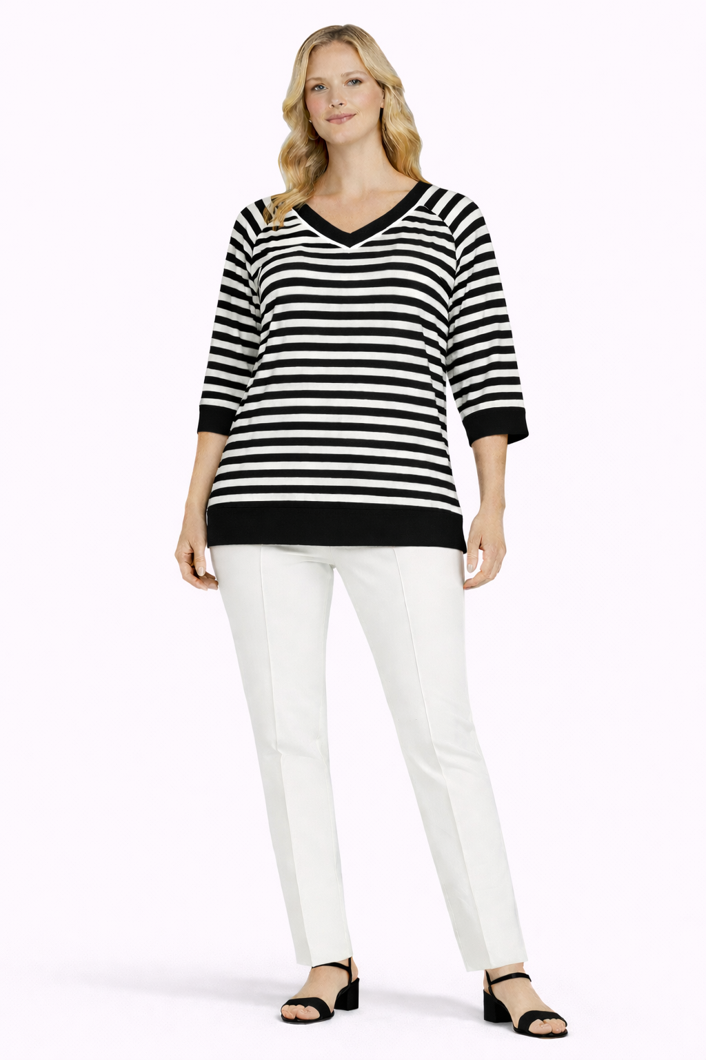 Μπλούζα μαρινιέρα μαύρο άσπρο