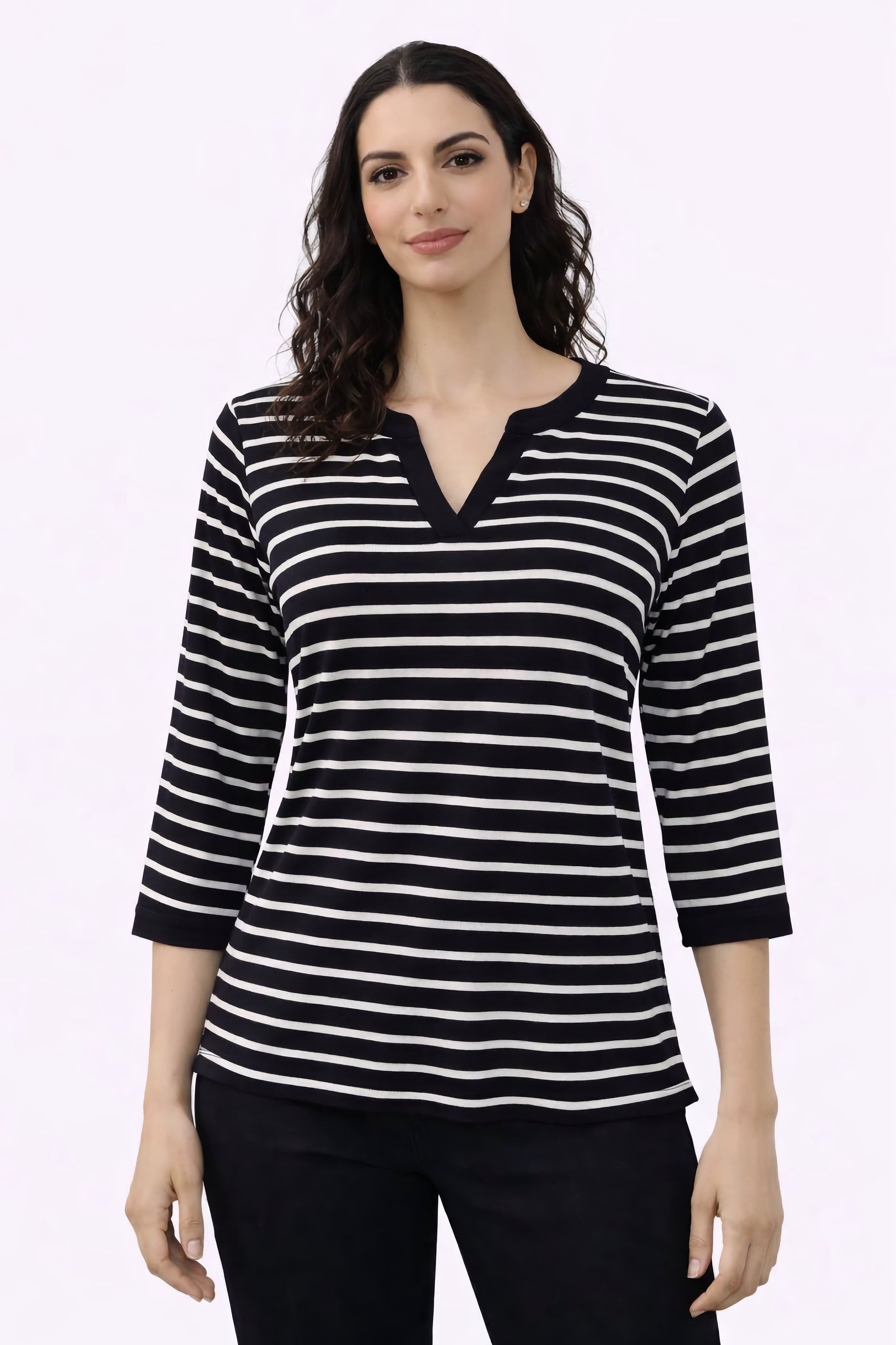 Μπλούζα μαρινιέρα μαύρο άσπρο