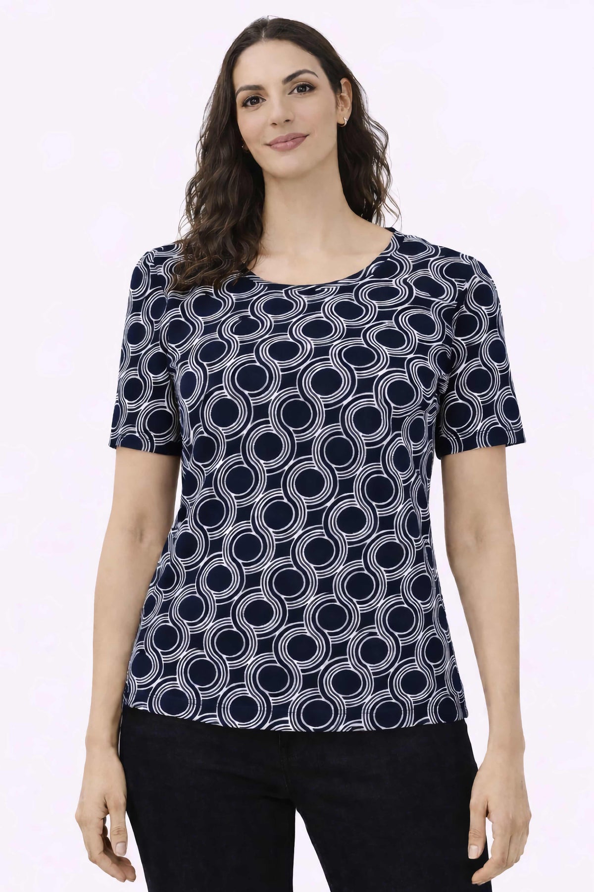 Μπλούζα ζέρσεϊ μπλε άσπρο