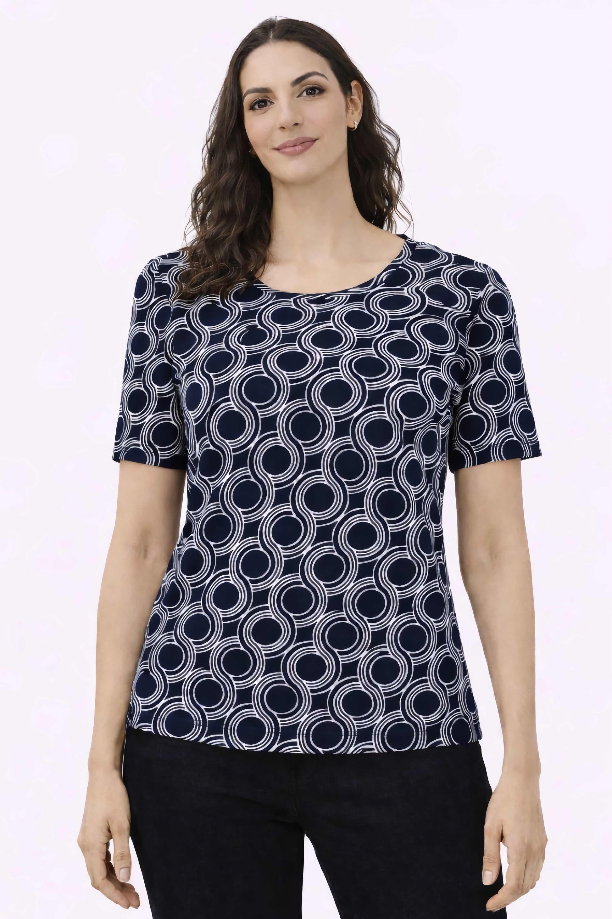 Μπλούζα ζέρσεϊ μπλε άσπρο