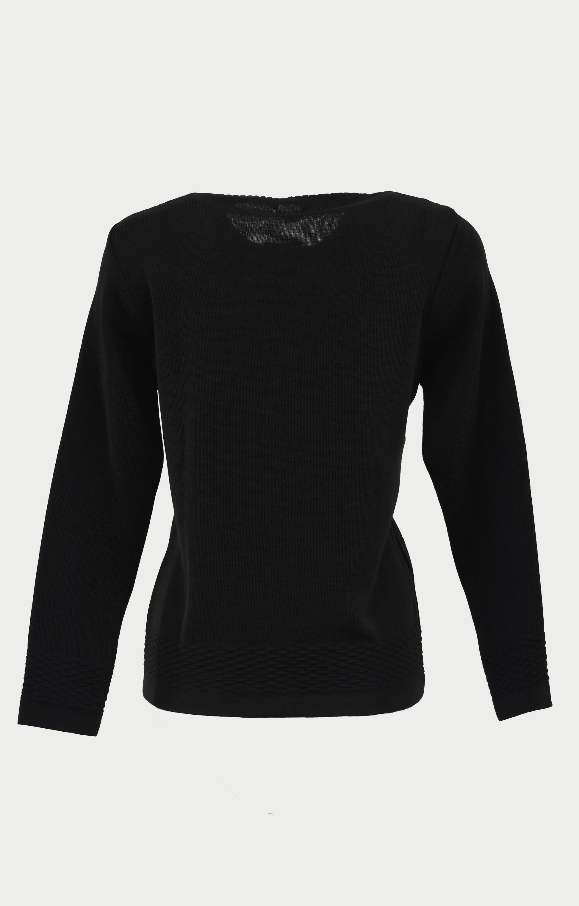 Μπλούζα πλεκτή μαύρη